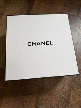 CHANEL White Box with Black Logo